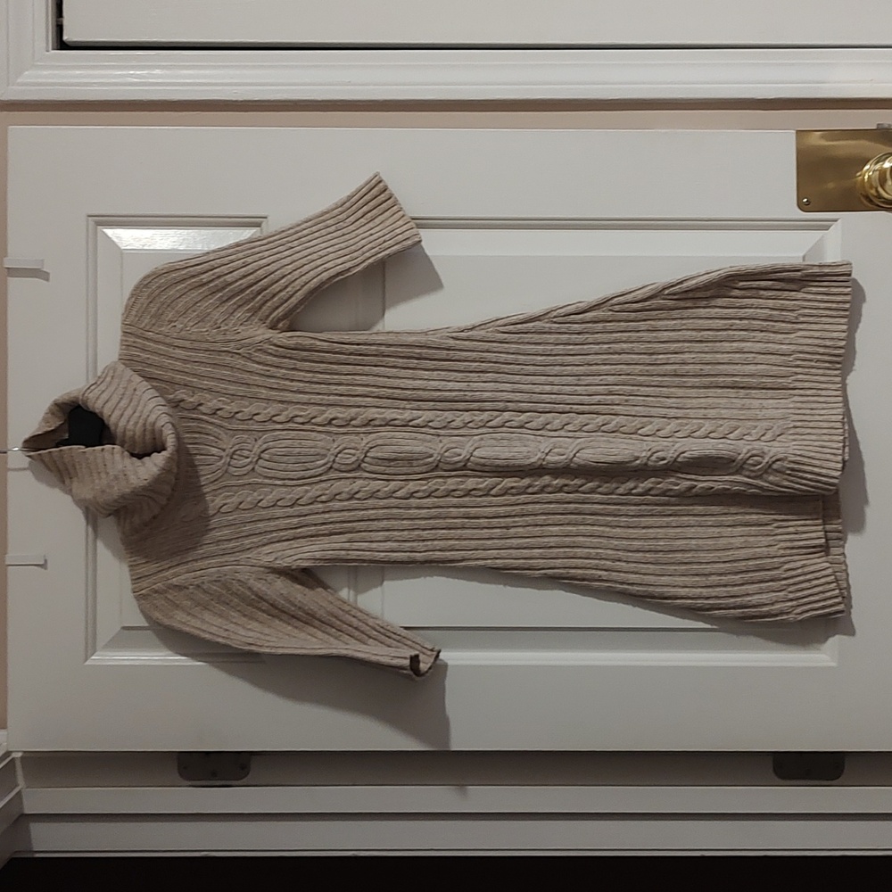 Old Navy Small Tan Sweater Dress
